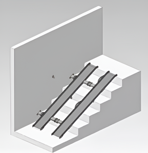 Пандус откидной двойного сложения - fgospostavki.ru - Рязань