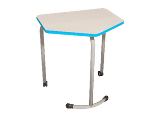 Стол мобильный модульный трапециевидный FLEXY с антивандальной кромкой - fgospostavki.ru - Рязань