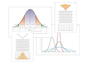 Модель-аппликация "Нормальное распределение (Распределение Гаусса)" (ламинированная) - fgospostavki.ru - Рязань