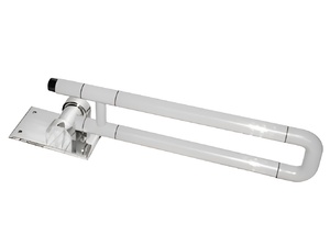 Поручень откидной с антибактериальным покрытием (белый) - fgospostavki.ru - Рязань