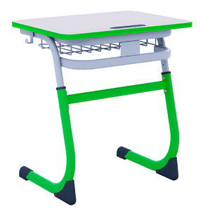 Парта SMARTY одноместная регулируемая по высоте с антивандальной кромкой - fgospostavki.ru - Рязань