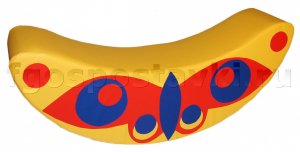 Мягкий модуль "Качалка-бабочка" (100х25х40 сантиметров) - fgospostavki.ru - Рязань