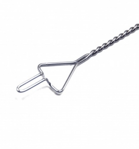 Зонд постановочный Клювик короткий на витой ручке с колечком - fgospostavki.ru - Рязань