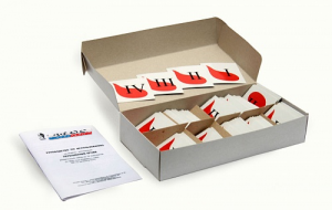 Модель-аппликация "Переливание крови" (набор из 10 комплектов по 12 карт) - fgospostavki.ru - Рязань