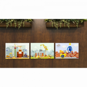 Комплект настенных панелей «Стройка» - fgospostavki.ru - Рязань