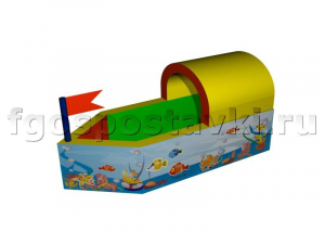 Сухой бассейн "Кораблик" с шелкографией - fgospostavki.ru - Рязань
