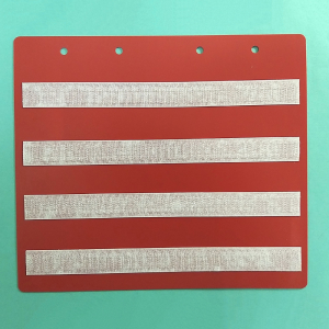 Красный лист-вкладыш в папку ПЕКС БОЛЬШАЯ  для карточек 4*4 см - fgospostavki.ru - Рязань