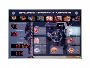 Электрифицированный стенд "Вредные привычки: курение" - fgospostavki.ru - Рязань