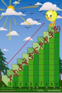 Интерактивная таблица на магнитах "Лесенка для счета" - fgospostavki.ru - Рязань