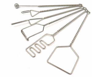 Постановочные зонды на витых ручках с колечком (с металлическим шариком). Комплект из 6 зондов - fgospostavki.ru - Рязань