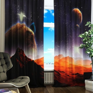 Комплект светонепроницаемых штор "Марсианская одиссея" - fgospostavki.ru - Рязань