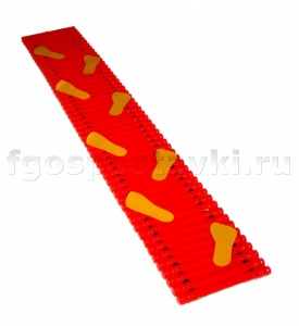 Дорожка массажная со следами (8 следов) в чехле из кожи - fgospostavki.ru - Рязань