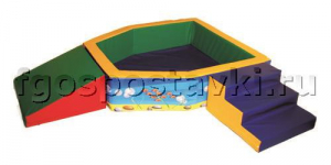 Сухой бассейн "Морская крепость" 1,5х1,2м - fgospostavki.ru - Рязань