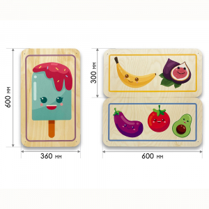 Набор стеновых панелей «Милая еда - Радуга вкуса» - fgospostavki.ru - Рязань