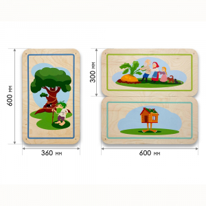 Набор стеновых панелей «Мир сказки - У Лукоморья» - fgospostavki.ru - Рязань