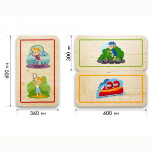 Набор стеновых панелей «Спорт - Движение-жизнь» - fgospostavki.ru - Рязань