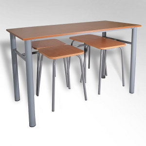 Обеденная группа четырехместная с табуретами - fgospostavki.ru - Рязань