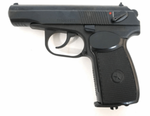 Массогабаритный лазерный макет пистолет Макарова ПМ со встроенным лазерным модулем и аккумуляторной батареей - fgospostavki.ru - Рязань