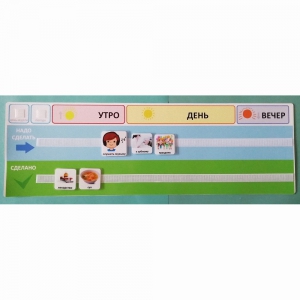 Визуальное расписание на день (для карточек размером 5-5 и 6-6 см) - fgospostavki.ru - Рязань