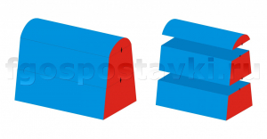 Сборный барьер - 2 эконом (3 элемента) - fgospostavki.ru - Рязань