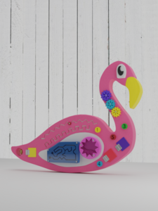 Бизиборд «Розовый фламинго» - fgospostavki.ru - Рязань