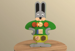 Бизиборд «Серый заинька» - fgospostavki.ru - Рязань