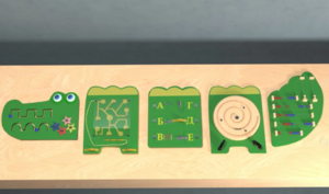 Бизиборд «Крокодил Гена» - fgospostavki.ru - Рязань