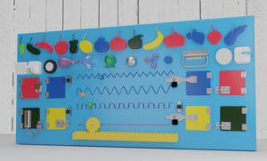 Бизиборд «Фрукты и овощи» - fgospostavki.ru - Рязань