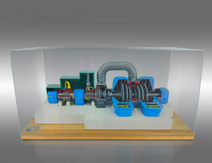 Наглядный макет "Разрез паровой турбины ТЭЦ" - fgospostavki.ru - Рязань