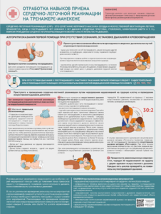 Стенд "Отработка приемов сердечно-легочной реанимации на тренажере-манекене" - fgospostavki.ru - Рязань