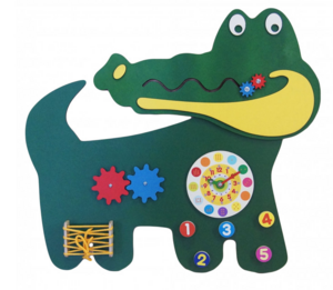 Бизиборд «Зеленый крокодил» - fgospostavki.ru - Рязань