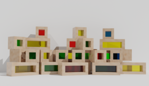 Детский развивающий набор из разноцветных элементов - fgospostavki.ru - Рязань