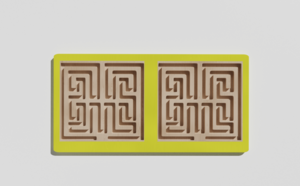 Межполушарная доска №13 желтая - fgospostavki.ru - Рязань