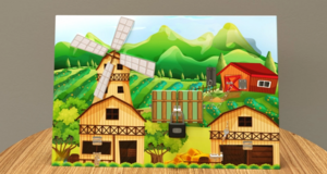 Настенная панель «Деревенский двор» - fgospostavki.ru - Рязань