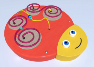 Настенный игровой элемент в виде головы гусеницы - fgospostavki.ru - Рязань