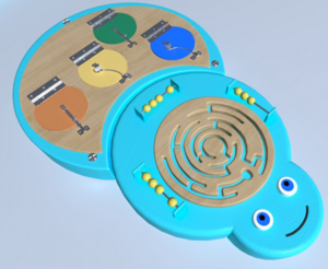 Настенный игровой элемент «Гусеница» - fgospostavki.ru - Рязань