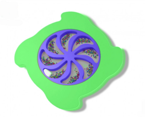 Тактильно-развивающая панель «Вращение радуги» - fgospostavki.ru - Рязань