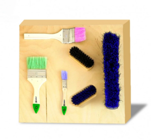 Тактильно-развивающая панель с мягкими кисточками - fgospostavki.ru - Рязань