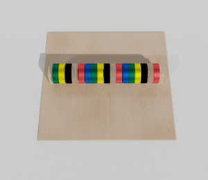 Тактильно-развивающая панель с разноцветными кругами - fgospostavki.ru - Рязань