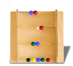 Тактильно-развивающая панель с текстурами и радужными шариками - fgospostavki.ru - Рязань