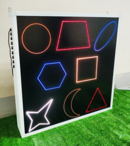 Панель интерактивная со светящимися цветными фигурами - fgospostavki.ru - Рязань