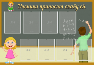 Стенд "Ученики приносят славу ей" - fgospostavki.ru - Рязань