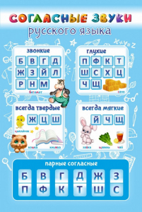 Стенд "Согласные русского языка" - fgospostavki.ru - Рязань