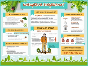 Стенд "Клещевой энцефалит" - fgospostavki.ru - Рязань