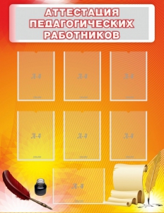 Стенд "Аттестация педагогических работников" - fgospostavki.ru - Рязань