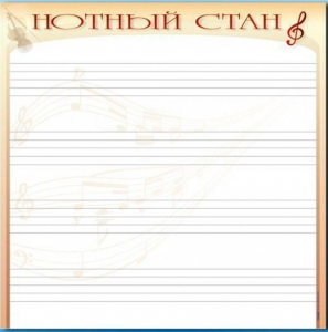 Доска магнитно-маркерная "Нотный стан" - fgospostavki.ru - Рязань