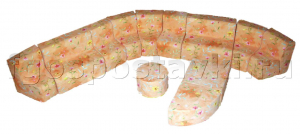 Угловая мебель "Солнышко-4" гобелен (12 элементов) - fgospostavki.ru - Рязань