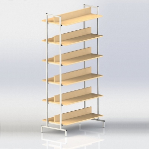 СТЕЛЛАЖ 2-СТОРОННИЙ НА МЕТАЛЛОКАРКАСЕ - fgospostavki.ru - Рязань