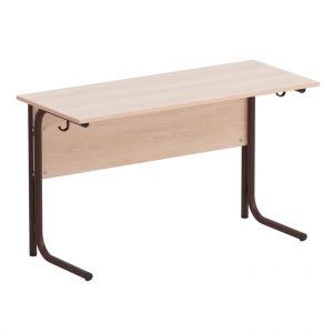 Стол ученический двухместный на круглой трубе - fgospostavki.ru - Рязань