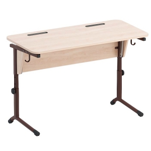 Стол ученический двухместный с наклоном столешницы (0-24°) на плоскоовальной трубе - fgospostavki.ru - Рязань